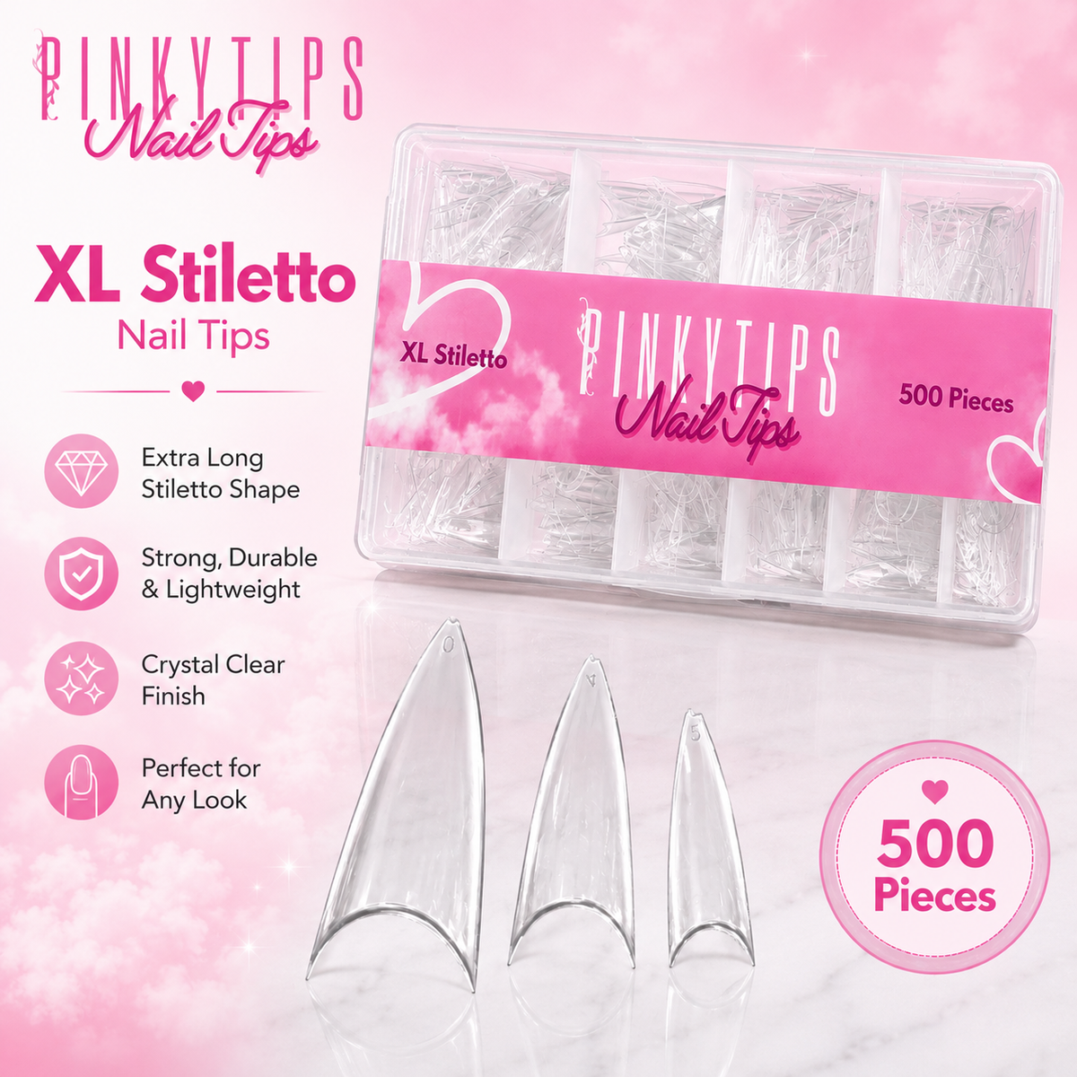 Nail Tips - 500 pieces