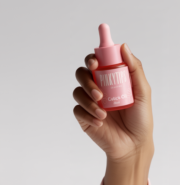 PinkyTips fruity cuticle ointment duo – strawberry and pineapple for smooth, moisturised cuticles