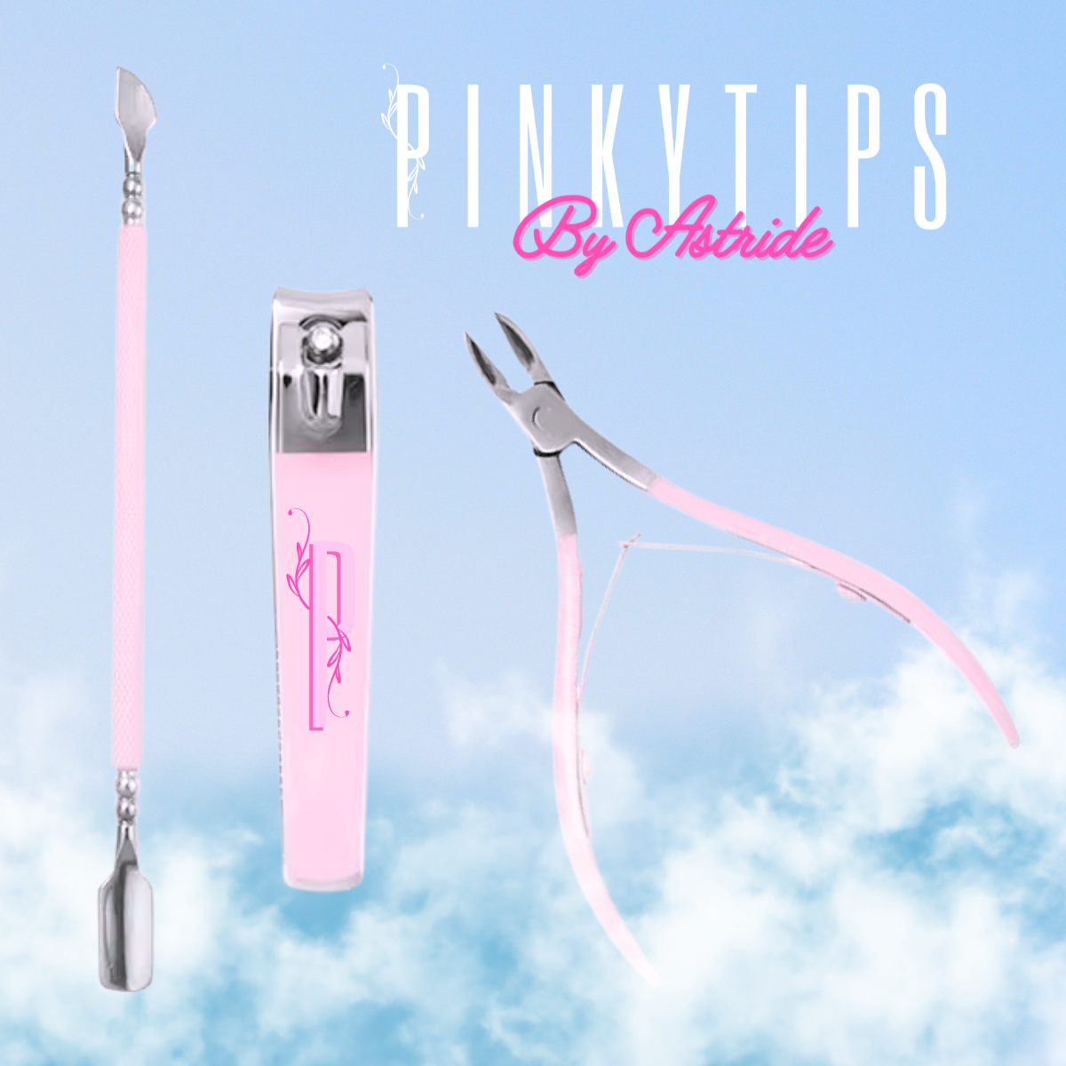 nail care prep kit tools including cuticle pusher nipper and clipper set 💖